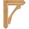Ekena Millwork Legacy Arts and Crafts Rough Sawn Bracket w/ Offset Brace, Western Red Cedar, 8"W x 28"D x 36"H BKT0806X28X36LEC03RWR - alternate 3